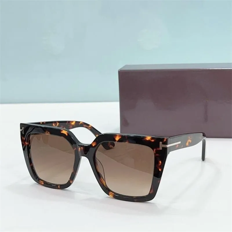 Women sunglasses Tom For 2023 Fashion Women's Sun Glasses FT1030 Cat Eye Acetate Retro Original Brand Sunglasses With Case