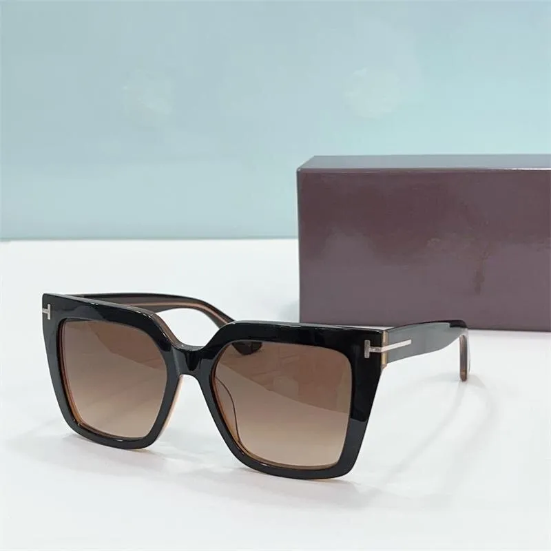 Women sunglasses Tom For 2023 Fashion Women's Sun Glasses FT1030 Cat Eye Acetate Retro Original Brand Sunglasses With Case