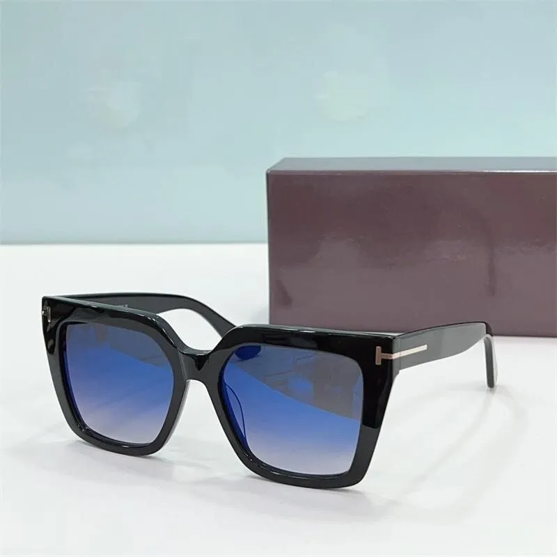 Women sunglasses Tom For 2023 Fashion Women's Sun Glasses FT1030 Cat Eye Acetate Retro Original Brand Sunglasses With Case