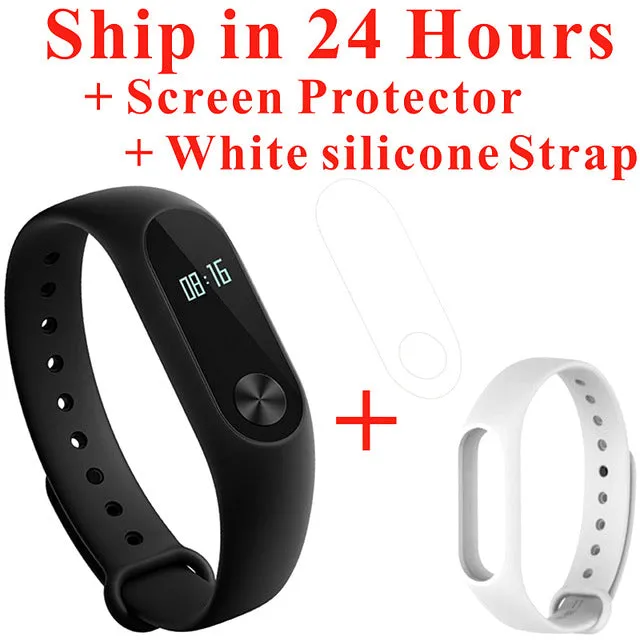 Xiaomi Mi Band 2 Fit Replacement Smart MI Band 2 Touchpad Screen Heart Rate Monitor Pedometer Wristband IP67 FitnessTracker