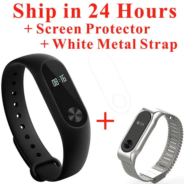 Xiaomi Mi Band 2 Fit Replacement Smart MI Band 2 Touchpad Screen Heart Rate Monitor Pedometer Wristband IP67 FitnessTracker