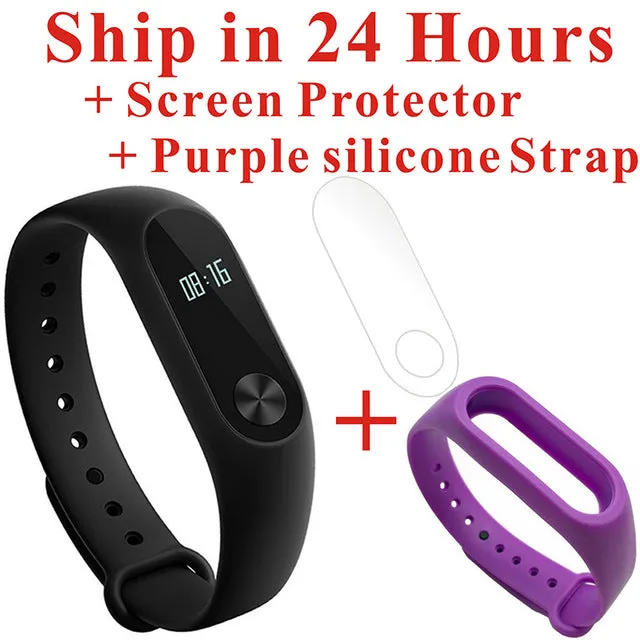 Xiaomi Mi Band 2 Fit Replacement Smart MI Band 2 Touchpad Screen Heart Rate Monitor Pedometer Wristband IP67 FitnessTracker