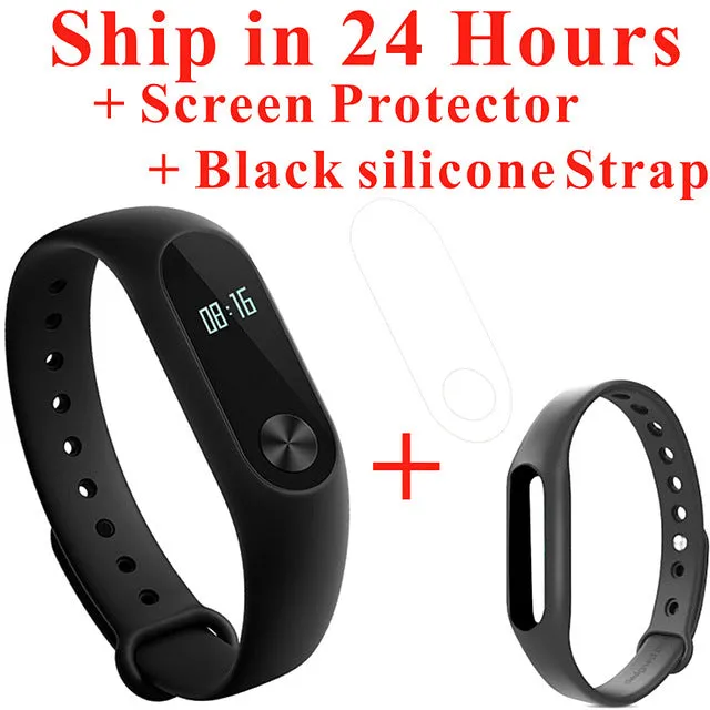 Xiaomi Mi Band 2 Fit Replacement Smart MI Band 2 Touchpad Screen Heart Rate Monitor Pedometer Wristband IP67 FitnessTracker