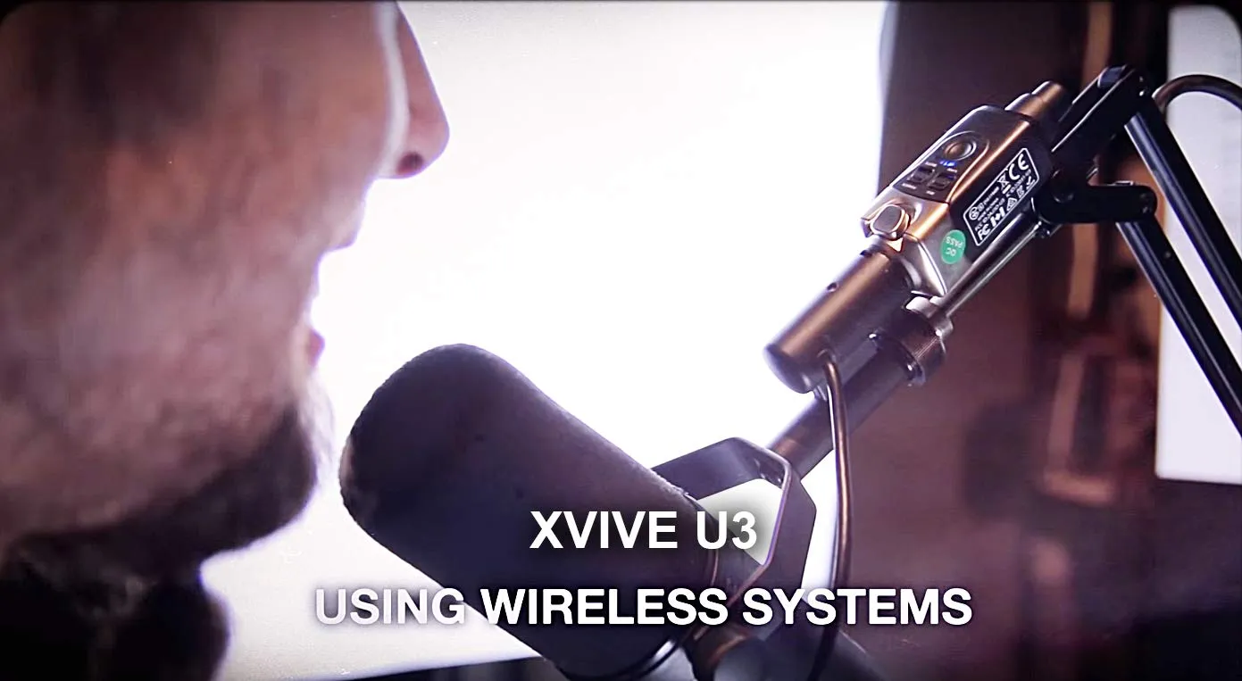 Xvive U3 Plug-on Microphone Wireless System