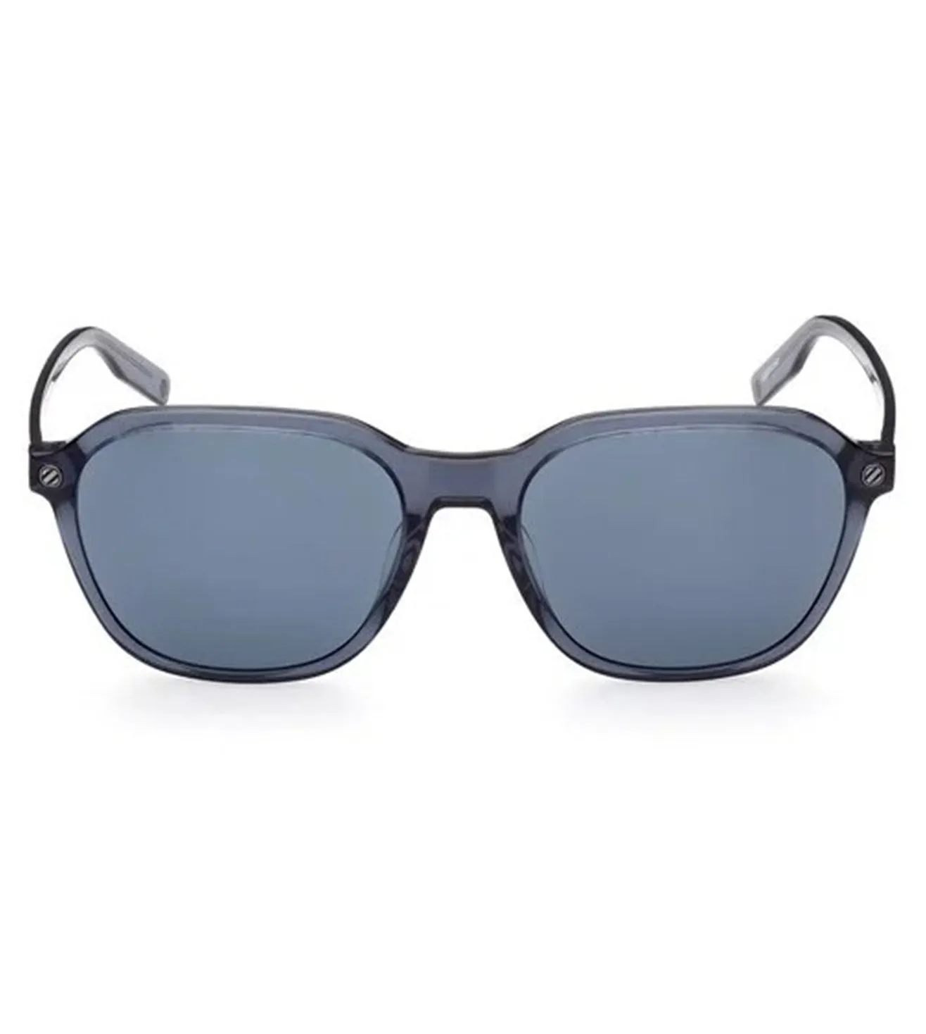 Zegna Men's Blue Square Sunglasses