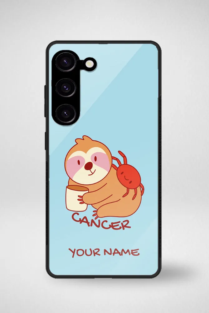 Zodiac Cancer Customized Glass Mobile Case - iPhone, Samsung & OnePlus