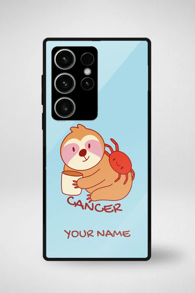 Zodiac Cancer Customized Glass Mobile Case - iPhone, Samsung & OnePlus