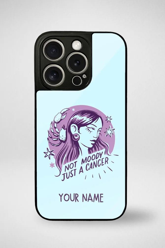 Zodiac Cancer Customized Glass Mobile Case - iPhone, Samsung & OnePlus