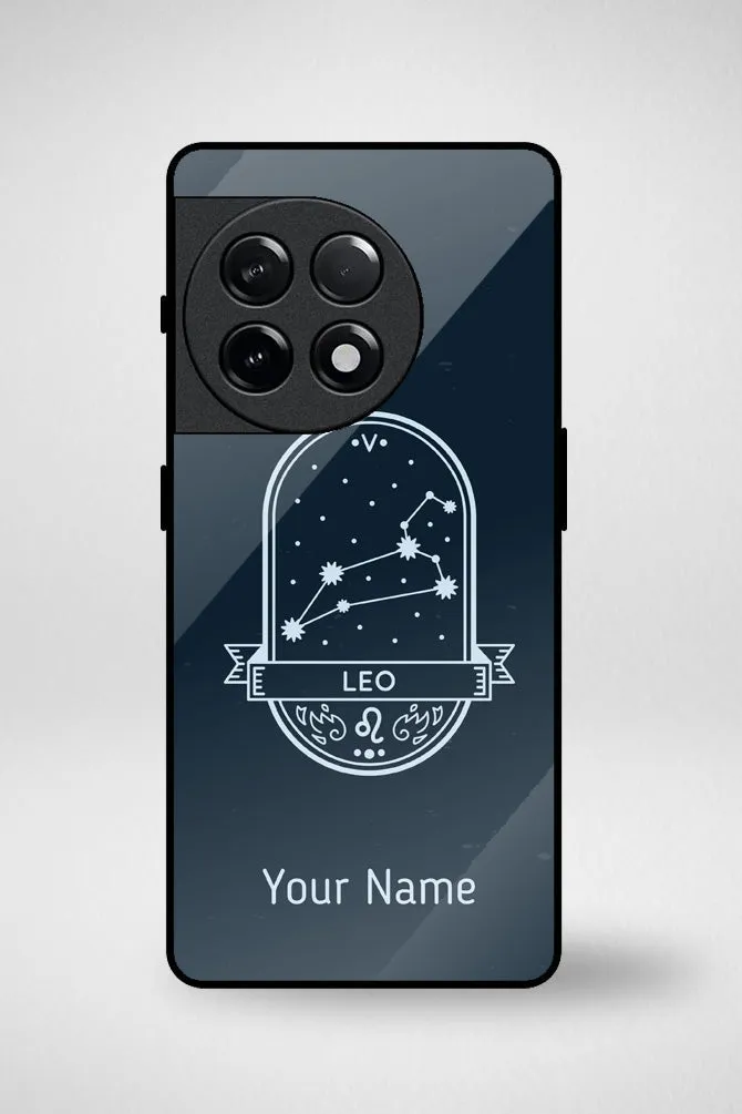 Zodiac Leo Customized Glass Mobile Case - iPhone, Samsung & OnePlus