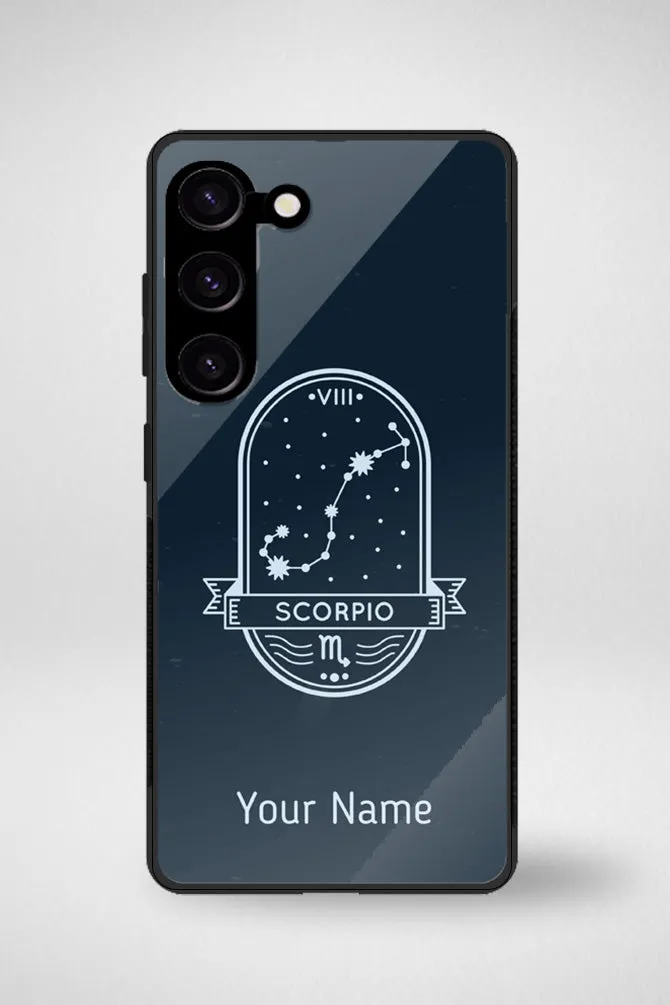 Zodiac Scorpio Customized Glass Mobile Case - iPhone, Samsung & OnePlus