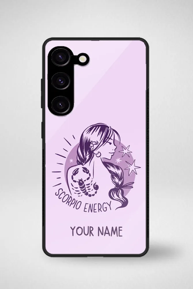 Zodiac Scorpio Customized Glass Mobile Case - iPhone, Samsung & OnePlus